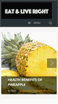 Mobile Screenshot of eatandliveright.com